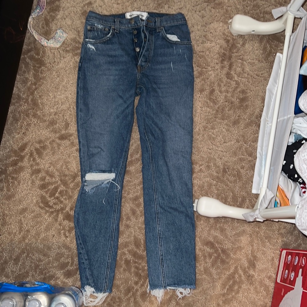 Reformation straight leg jeans
